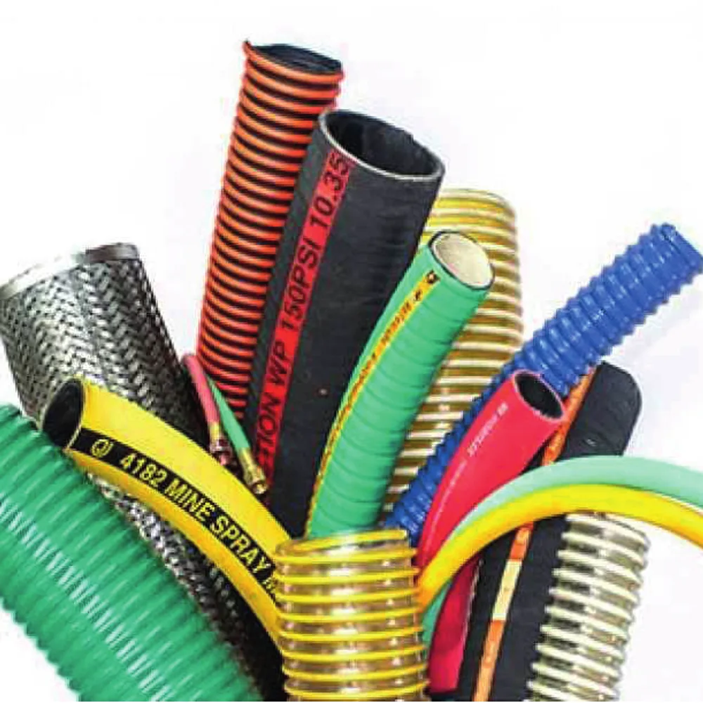 Mangueras industriales flexibles de colores